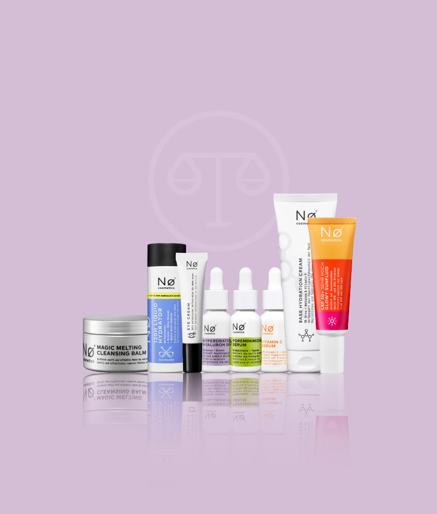 No Cosmetics Routinen Day & Night Pflegeset normale Haut 8 Produkte