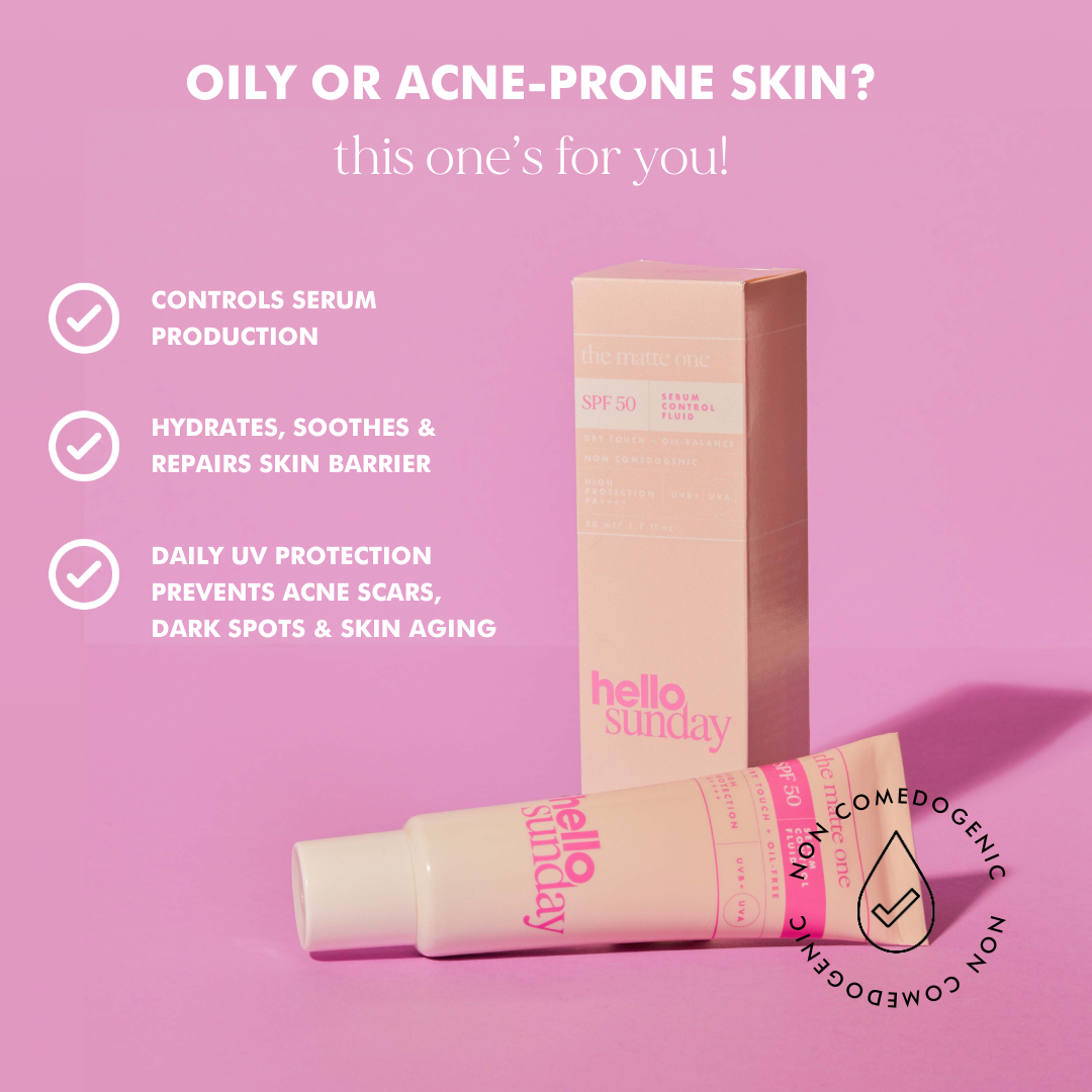Hello Sunday Moisturisers The Matte One Creme SPF 50 CBD matt