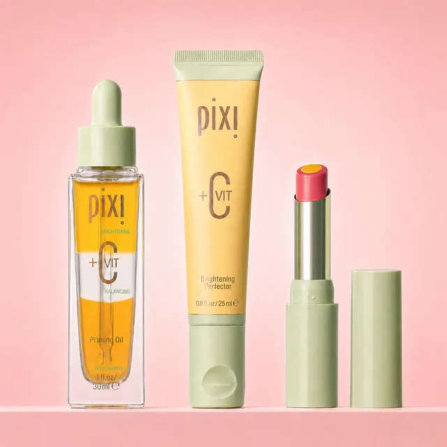 Pixi Vitamin-C +C Vit Brightening Trio Set Gesichtsöl Balm aufhellend