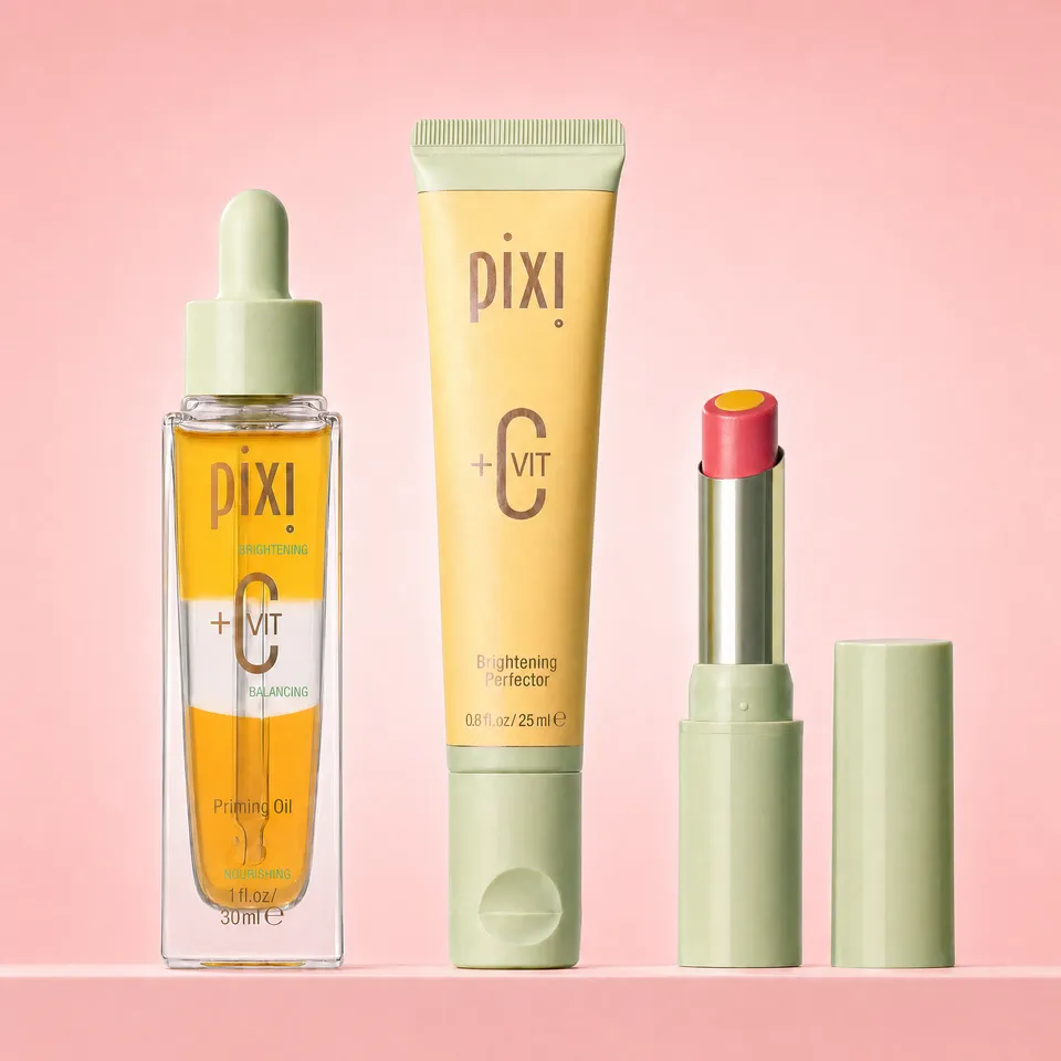 Pixi Vitamin-C +C Vit Brightening Trio Set Gesichtsöl Balm aufhellend