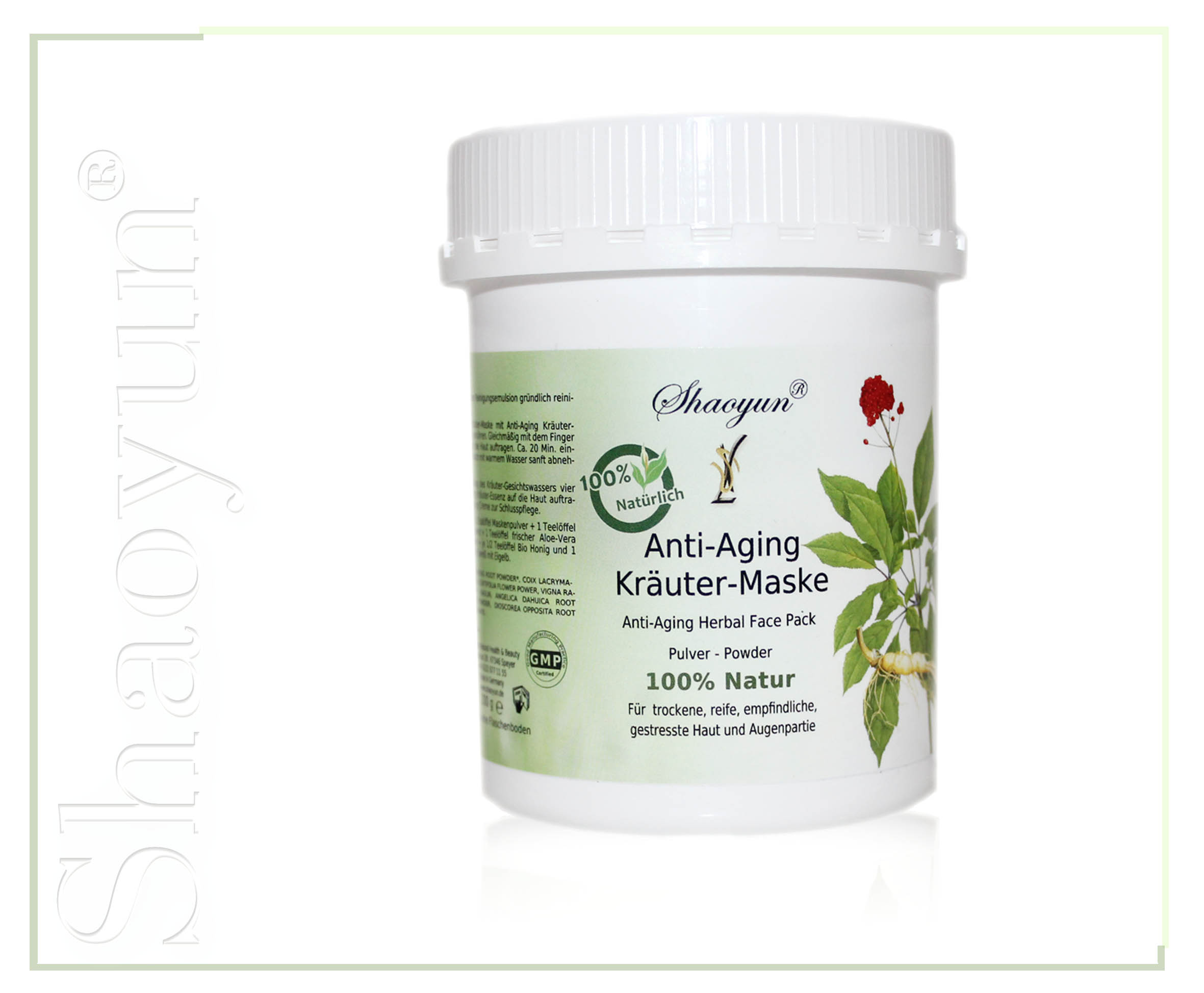Shaoyun Gesichtspflege Anti-Aging Gesichtsmaske Kräuter