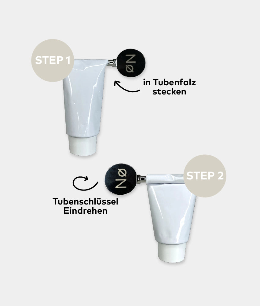 No Cosmetics squeeze tøday Tubenschlüssel Metall 2 Stück