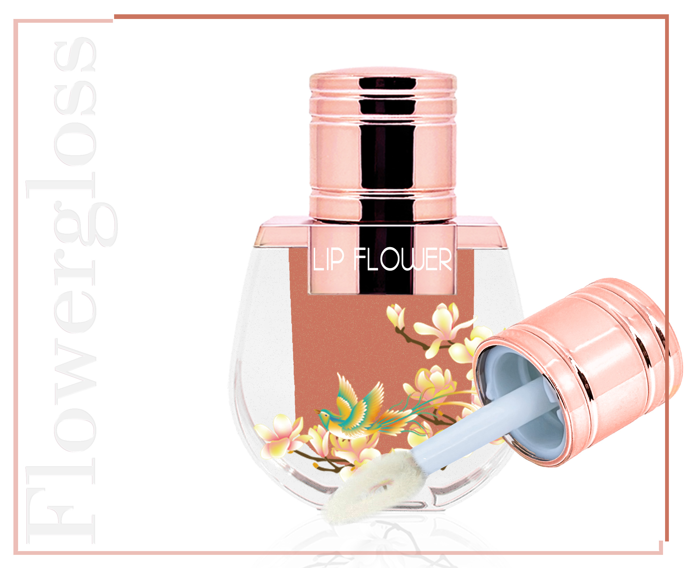 Shaoyun Flowergloss FG10 Frangipani Lipgloss Bronze vegan