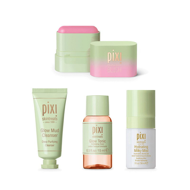 Pixi Glow Tonic Starter Kit Gesichtspflegeset 4-teilig Blush
