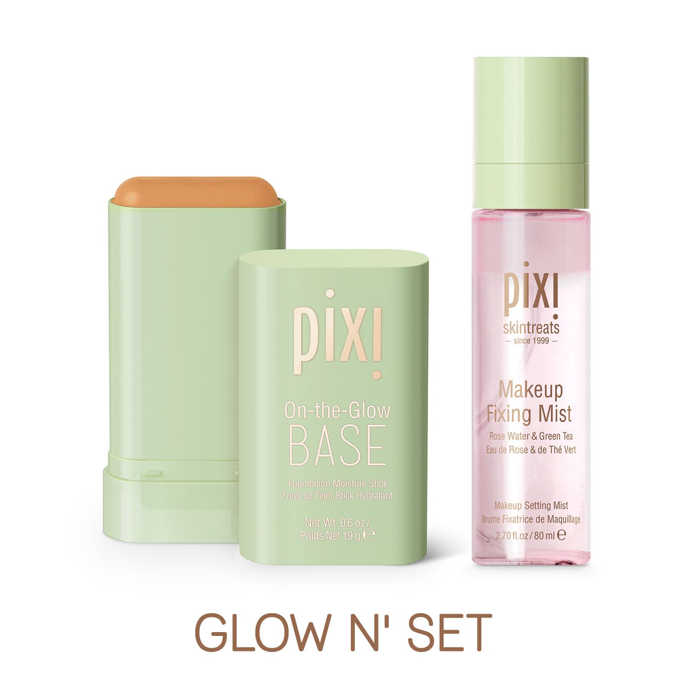 Pixi Glow Tonic Glow N Set Bundle Base 18 Nuancen + Mist
