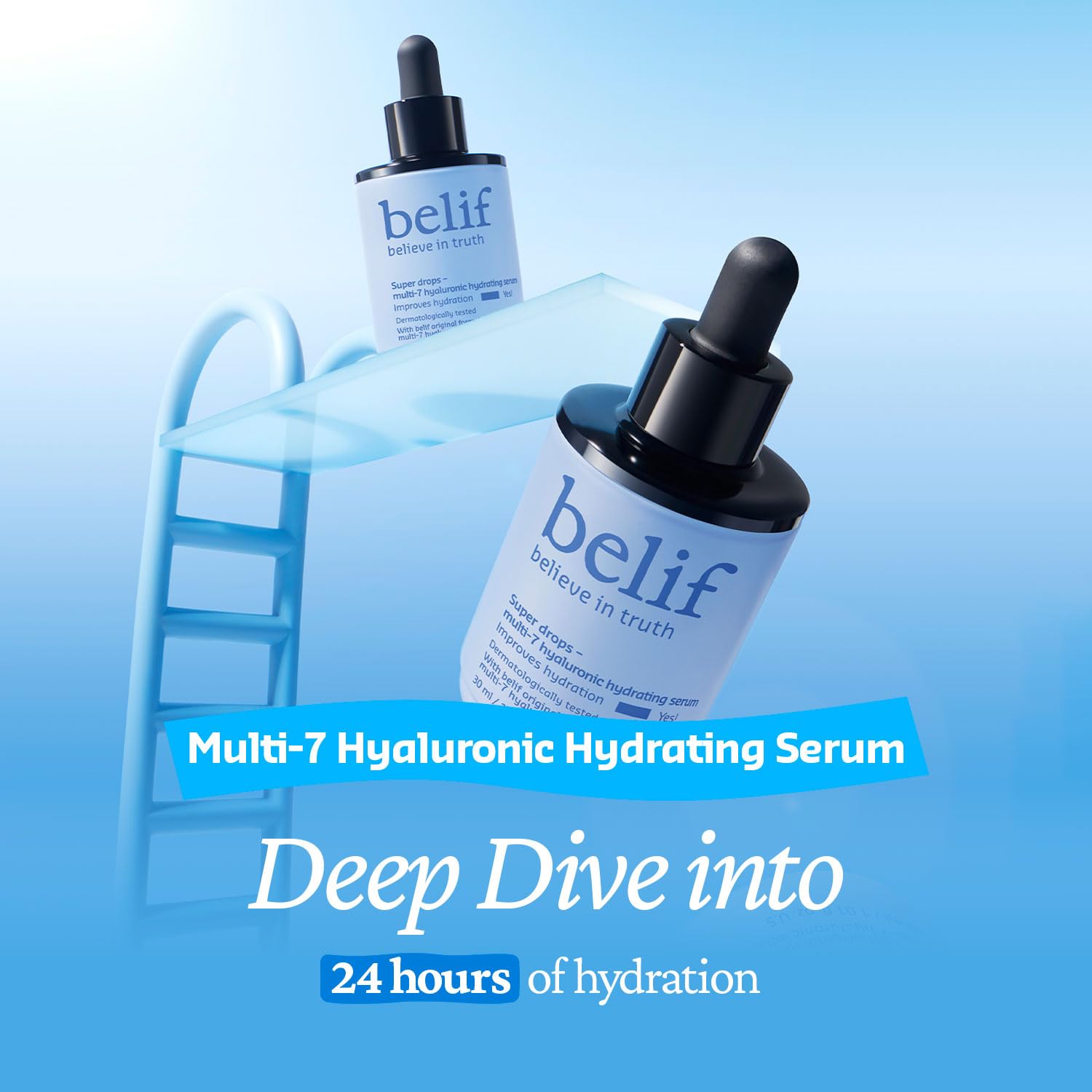Belif Super Drops Multi-7 Hyaluron Serum 30ml Feuchtigkeit