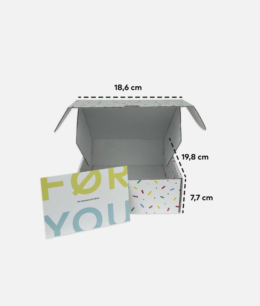 No Cosmetics wrapped today Geschenkbox 18,6x19,8cm