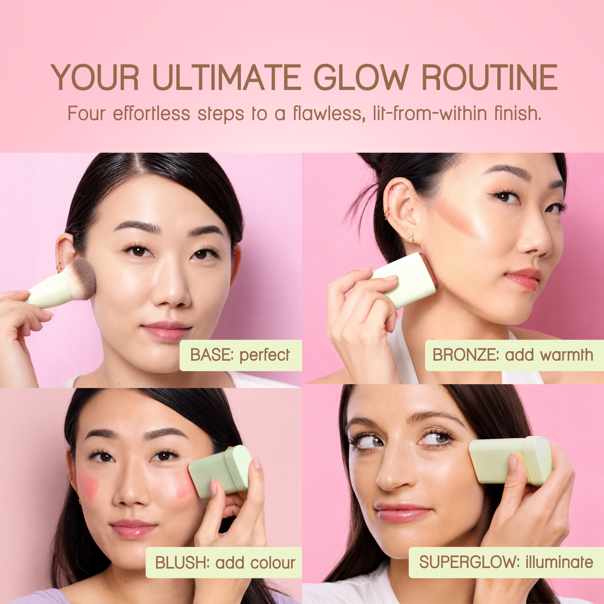 Pixi Glow Tonic Petra's Glow Edit Make-up Set 4tlg