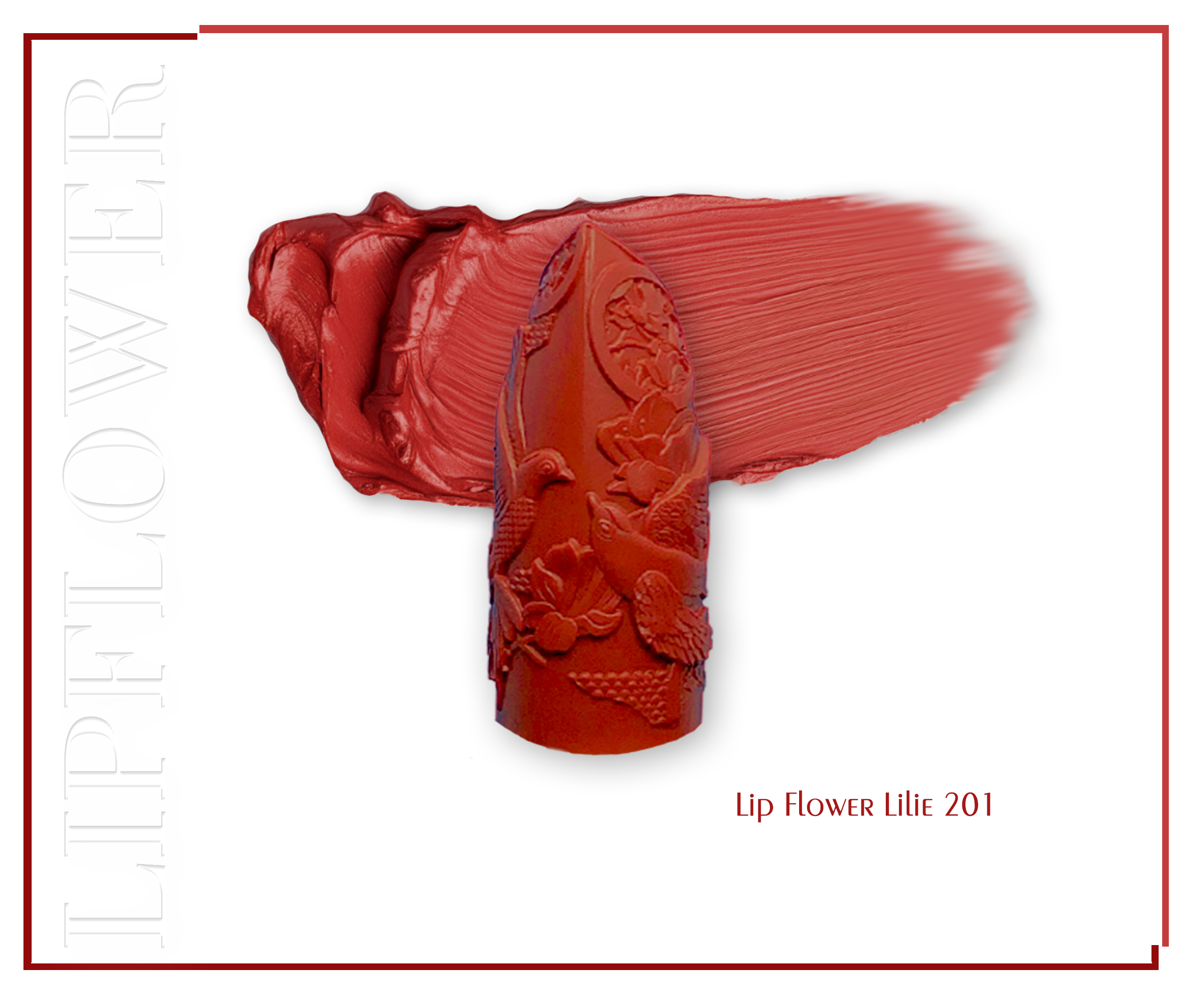 Shaoyun Lip Flower Lilie 201 Lippenstift vegan ohne Titandioxid
