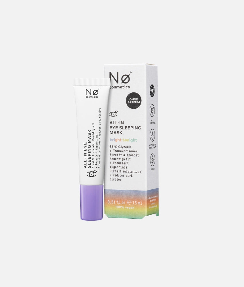 No Cosmetics bright tønight ALL-IN Eye Sleeping Mask Augenpflege