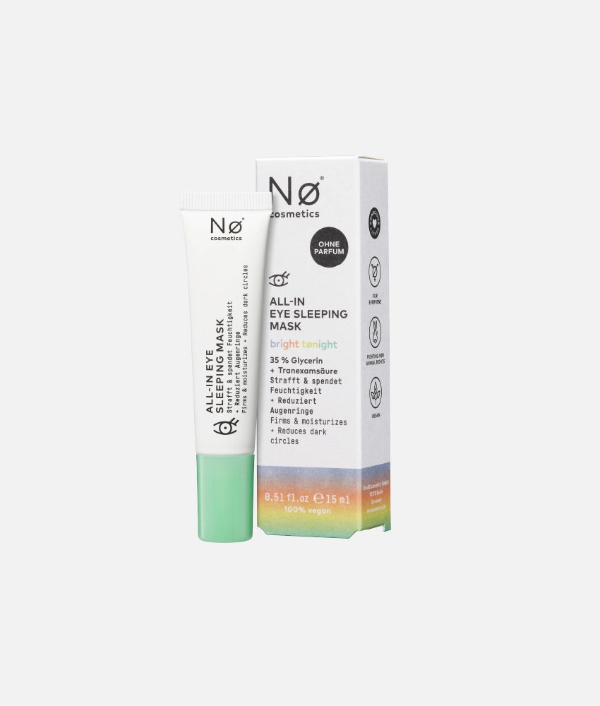 No Cosmetics bright tønight ALL-IN Eye Sleeping Mask Augenpflege