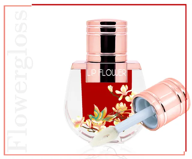 Shaoyun Flowergloss FG05 Ruhmeskrone Lipgloss Rot vegan