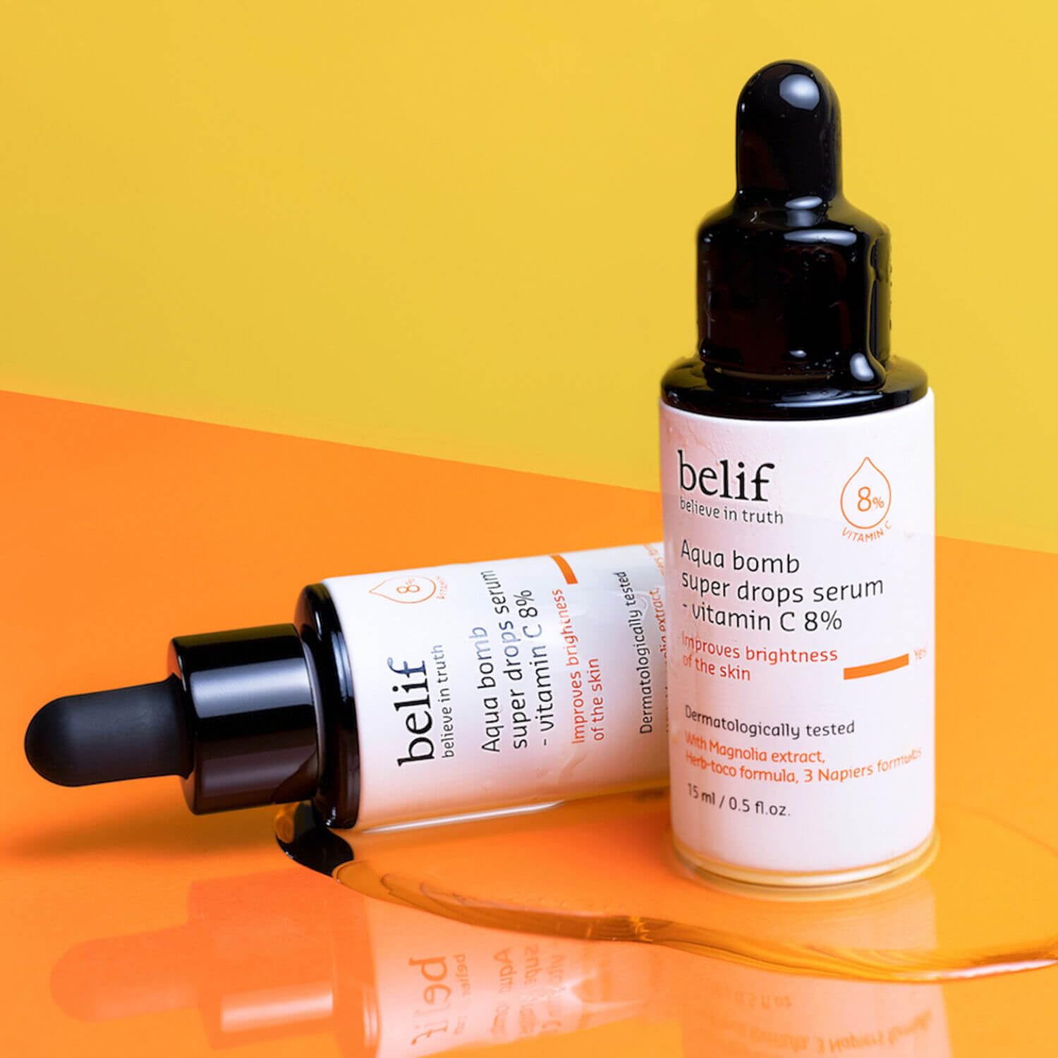 belif Super Drops Vitamin C Serum Gesichtsserum 8% 15 ml