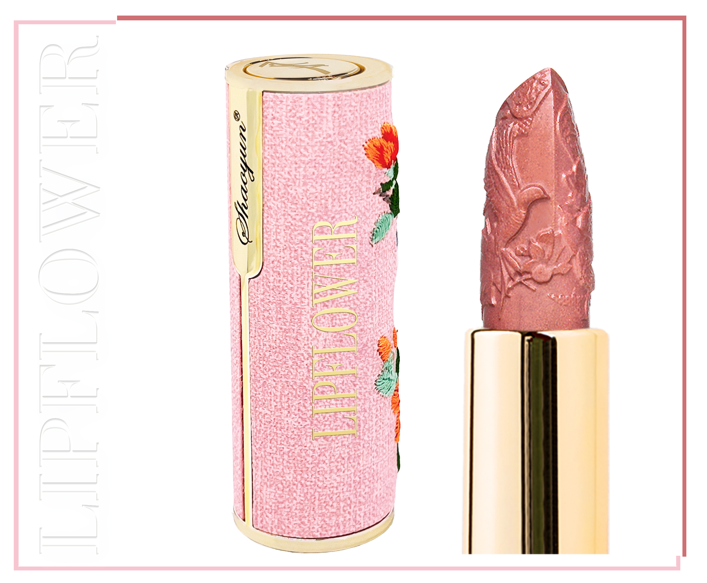 Shaoyun Lip Flower Tulpe 196 Lippenstift Rot vegan titandioxidfrei