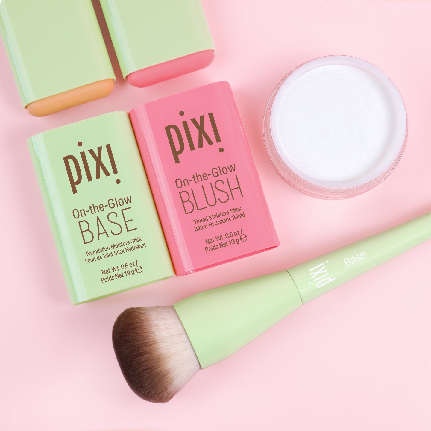 Pixi Glow Tonic Glow Getter Set Base Blush Puder 3-teilig