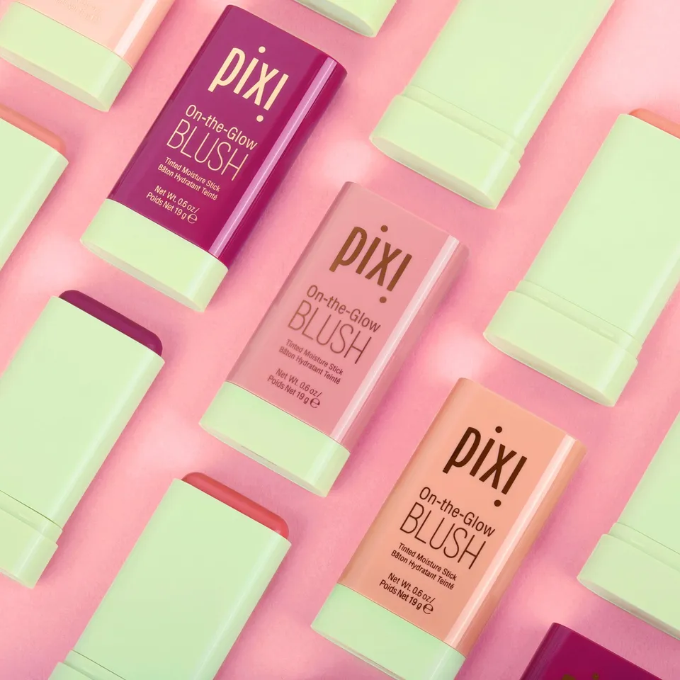 Pixi Makeup On-the-Glow Blush Trio Stift 3x mit Ginseng