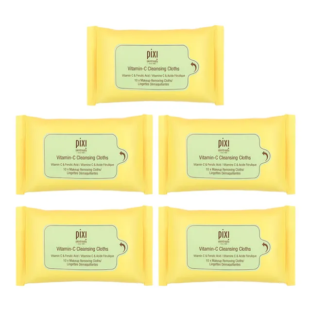 Pixi Vitamin-C Cleansing Cloths Tücher 5er glow