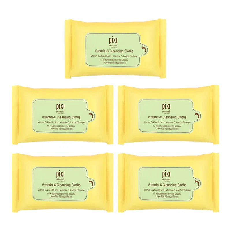 Pixi Vitamin-C Cleansing Cloths Tücher 5er glow
