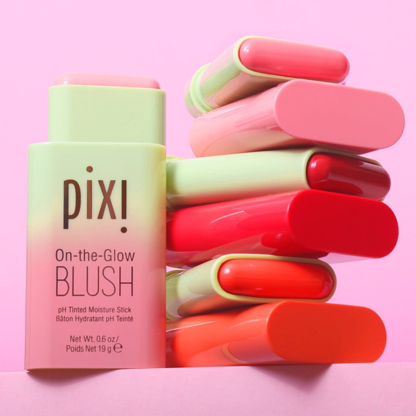Pixi Makeup On-the-Glow Blush Trio Stift 3x mit Ginseng