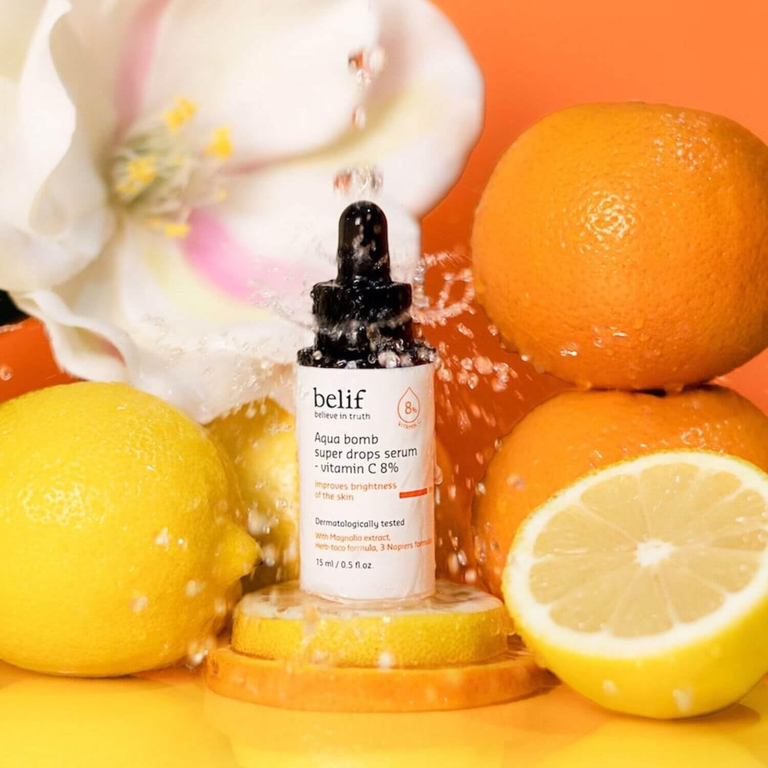 belif Super Drops Vitamin C Serum Gesichtsserum 8% 15 ml