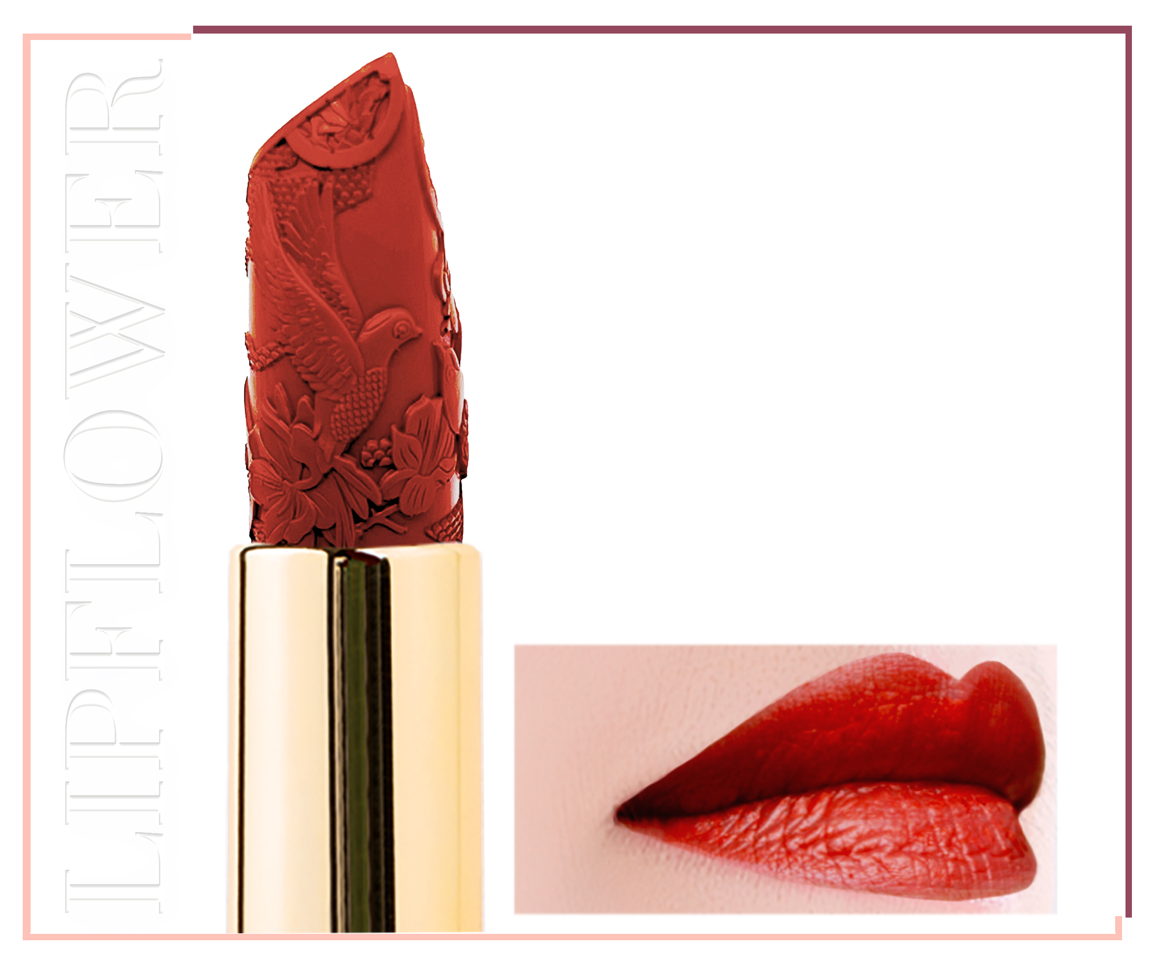 Shaoyun Lip Flower Lilie 201 Lippenstift vegan ohne Titandioxid