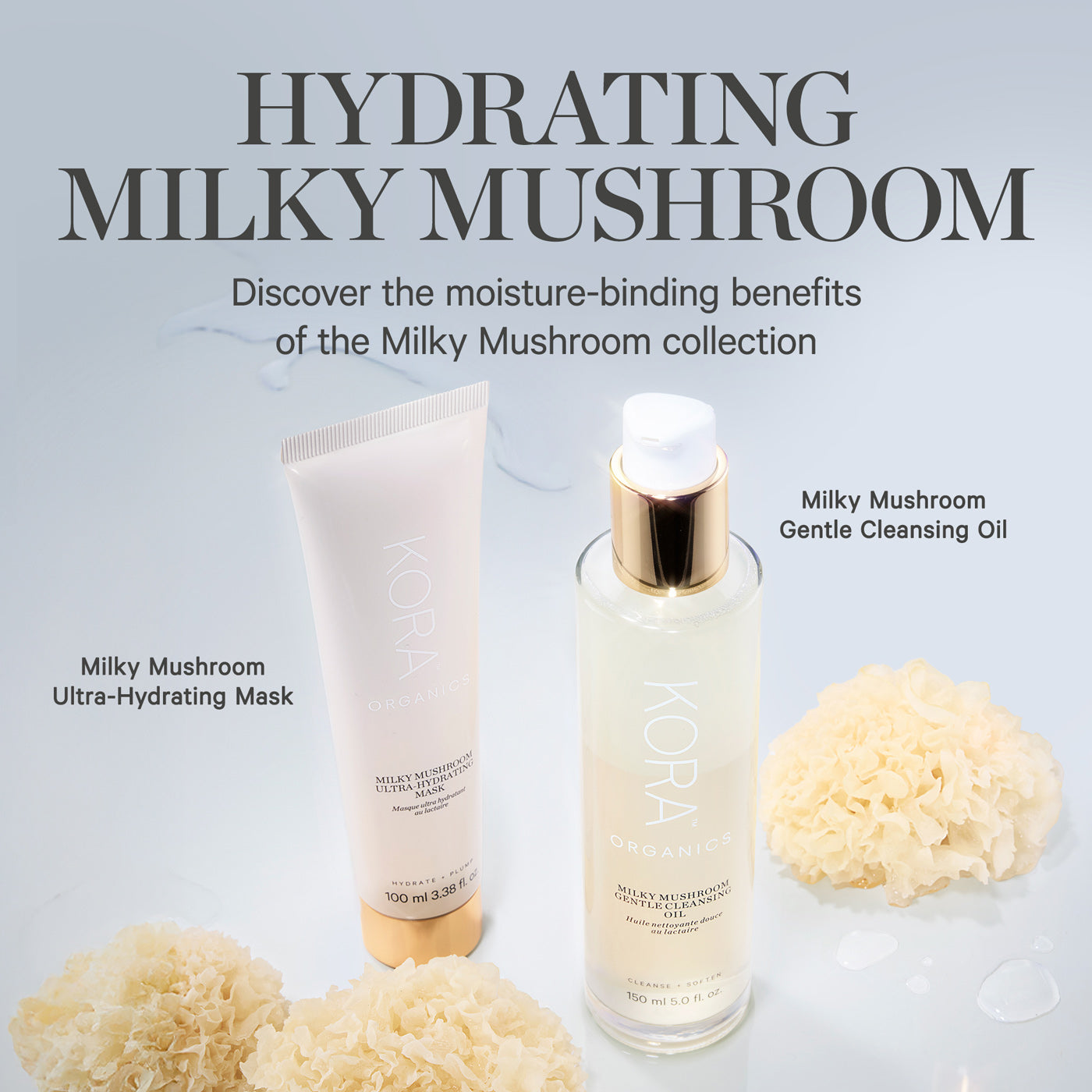 Kora Organics Milky Mushroom Maske Gesichtsmaske 100 ml Hyaluron