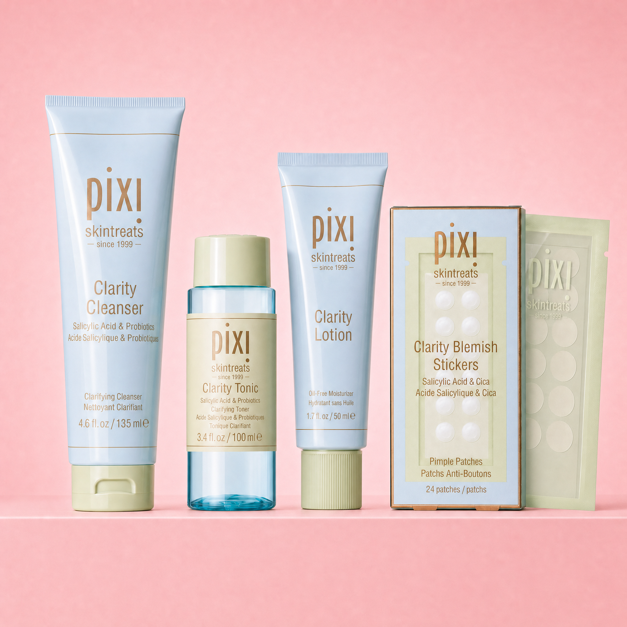 Pixi Clarity Bundle Gesichtsset 4-teilig unreine Haut