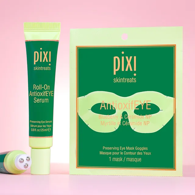 Pixi Antioxidant Duo Augenpflege Pads + Roll-On Serum