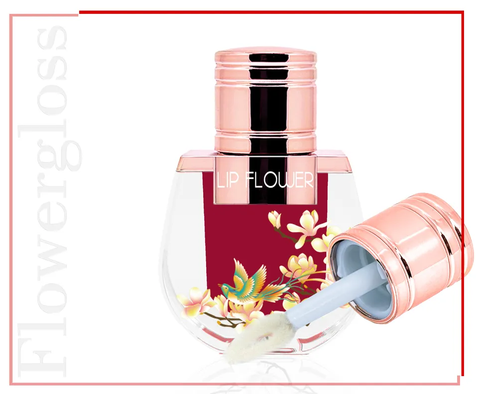 Shaoyun Flowergloss FG03 Kadupulblüte Lipgloss vegan Rot