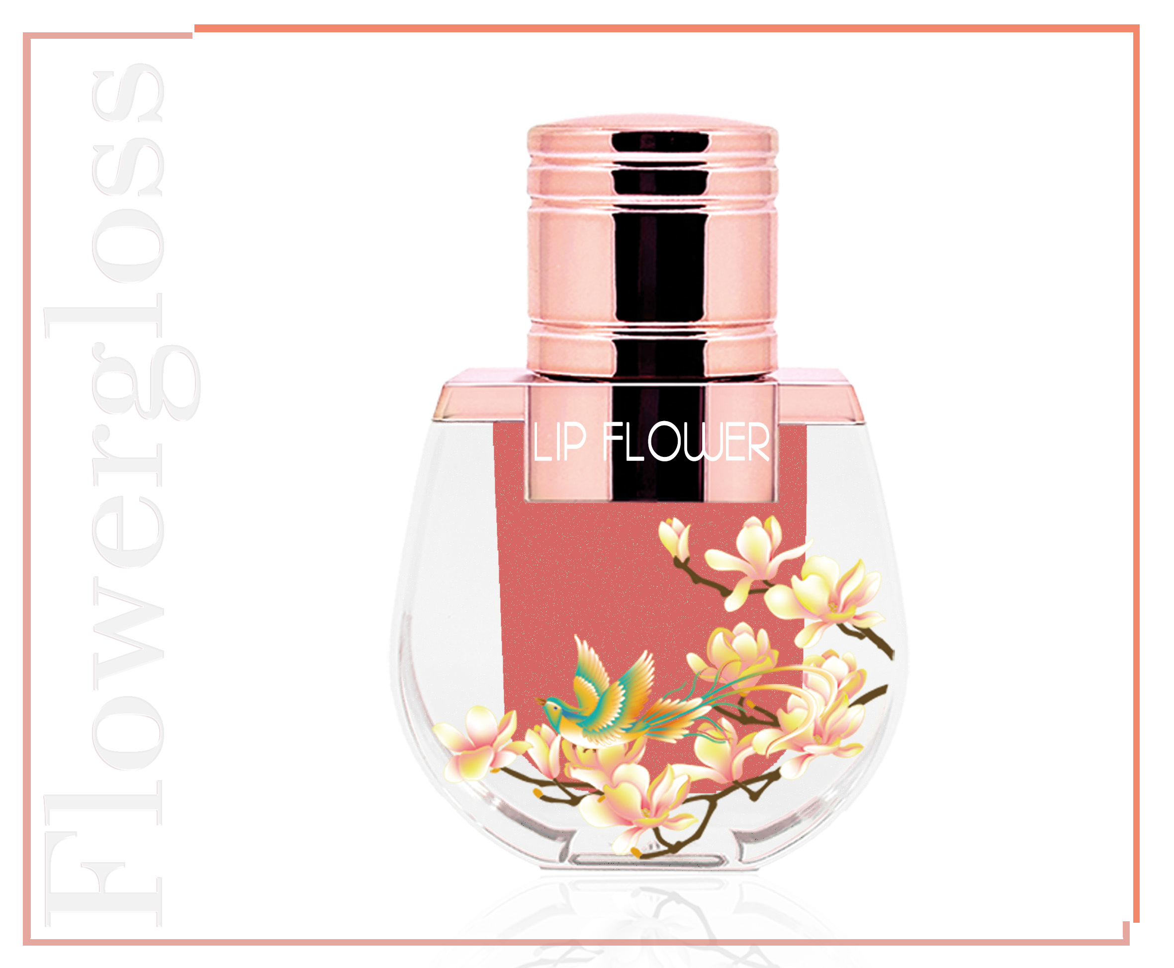 Shaoyun Flowergloss FG09 Tulpe Lipgloss Pfirsichrosa vegan