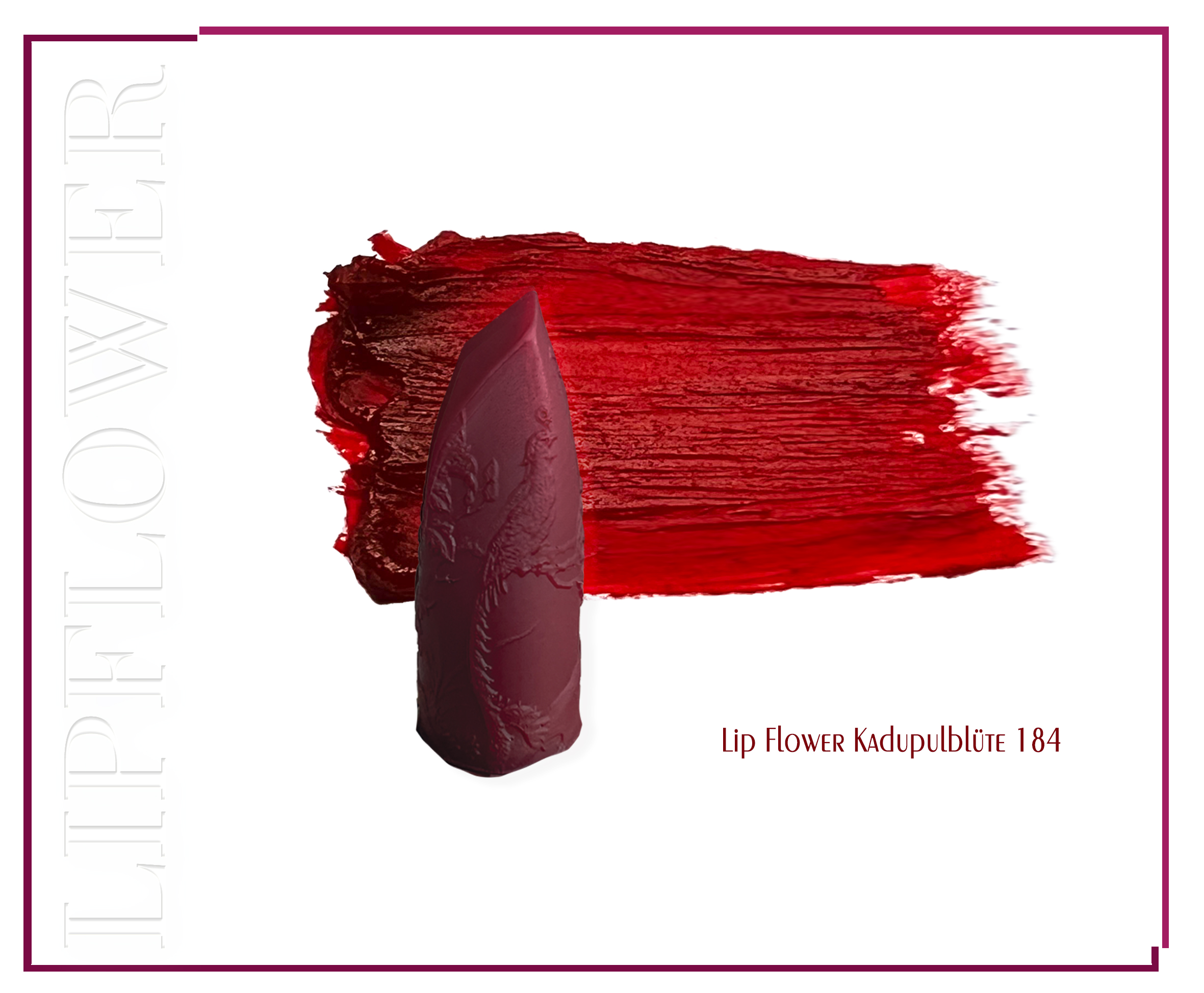 Shaoyun Lip Flower 184 Kadupulblüte Lippenstift Rot vegan