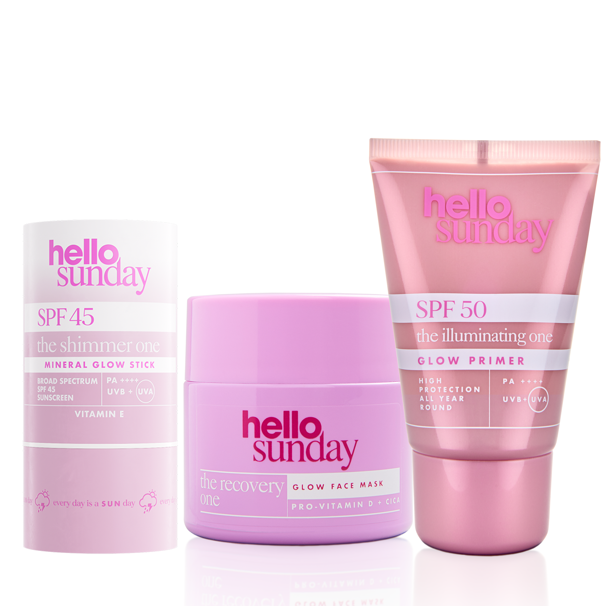 Hello Sunday Gifts & sets The Glow Trio Pflegeset 3-tlg LSF 50