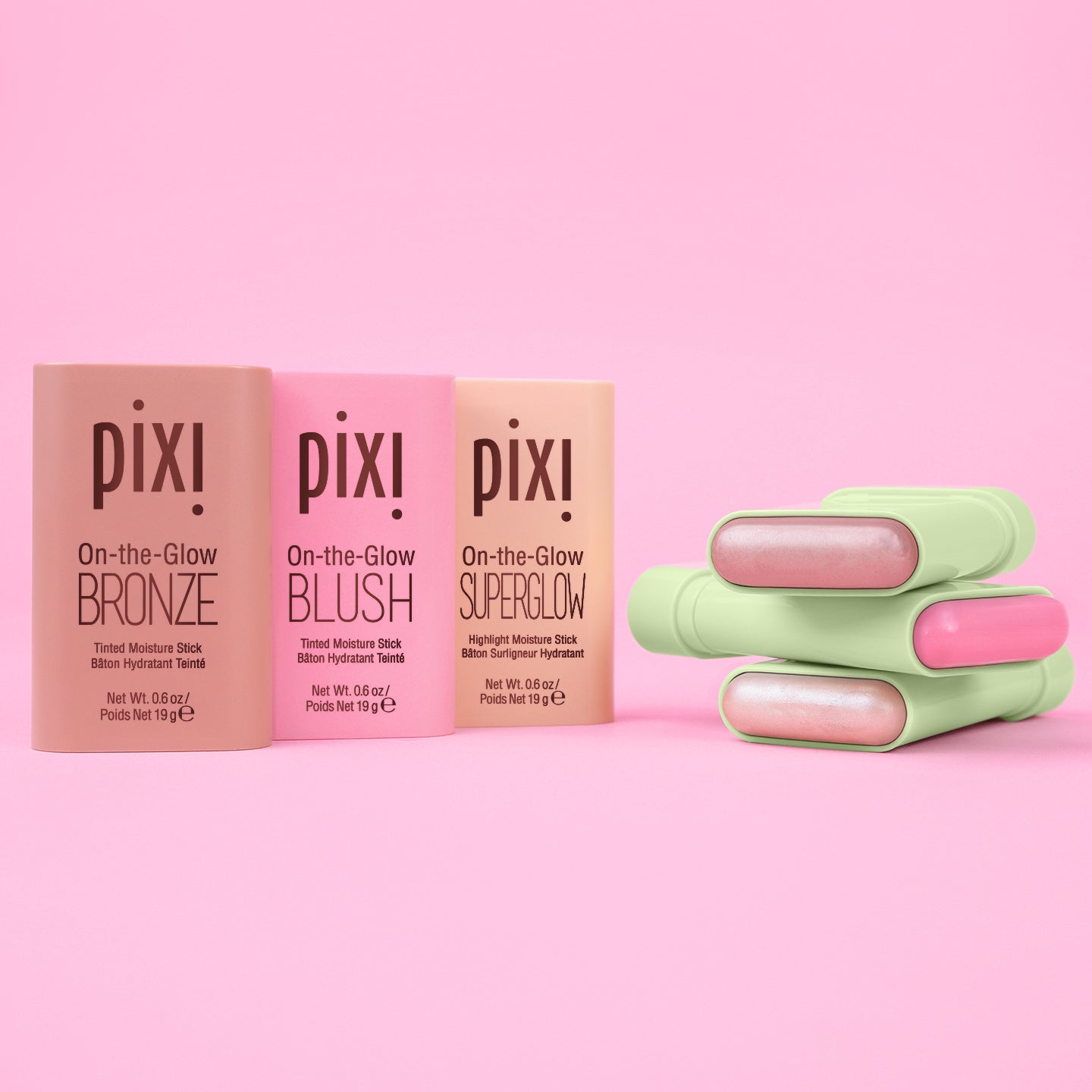 Pixi Makeup On-The-Glow Trio Stick-Set 3tlg Wangen