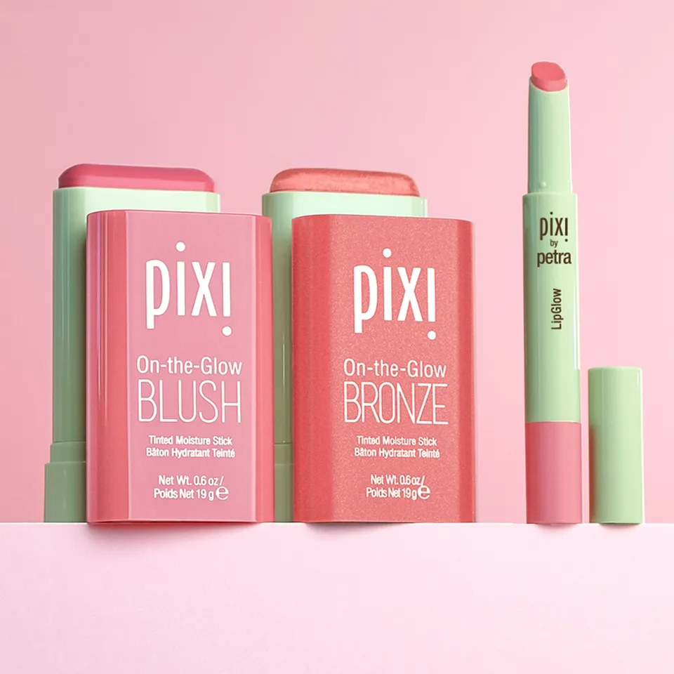 Pixi Glow Tonic Glow Trio Makeup Set 3 Sticks Blush