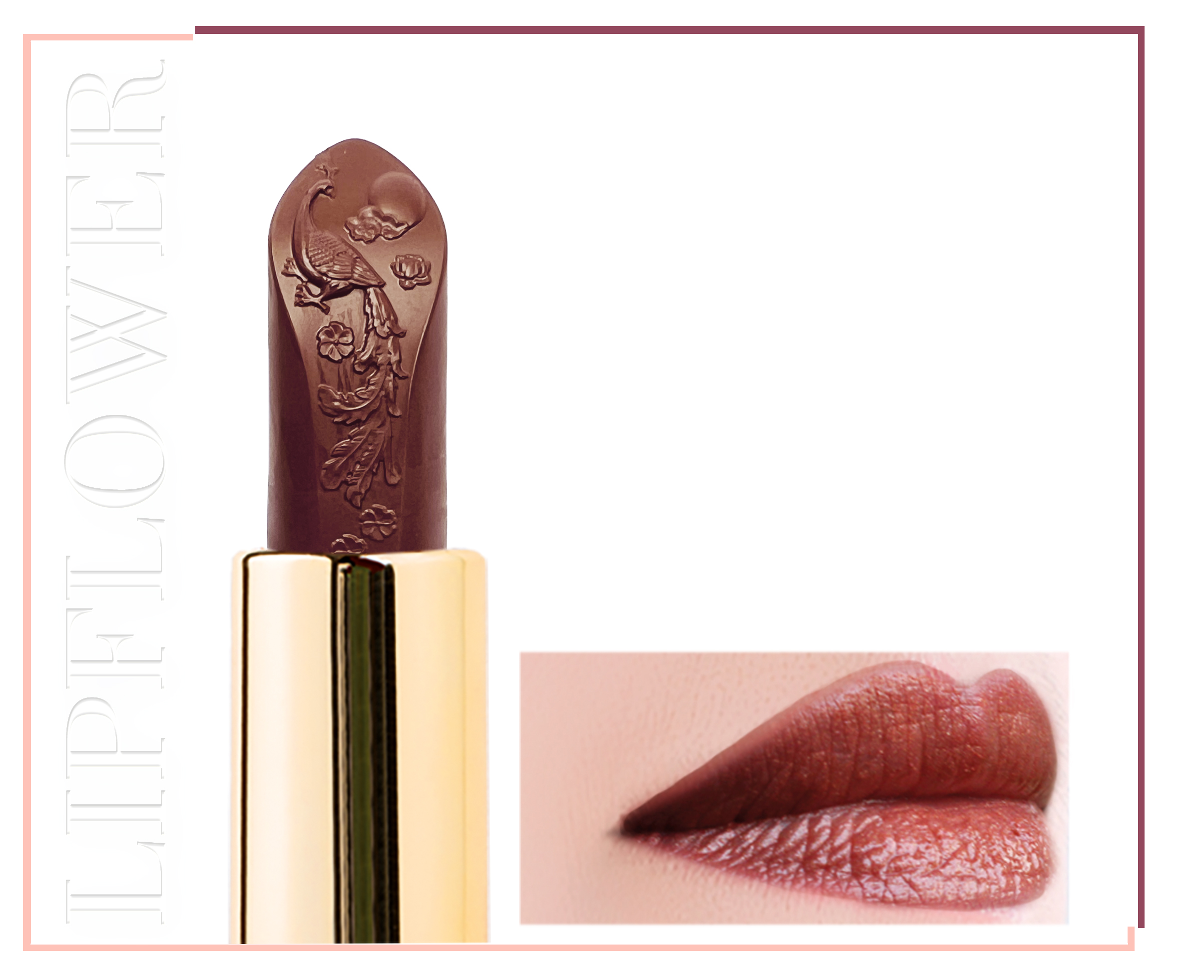 Shaoyun Lip Flower 202 Jasmin Lippenstift Braun vegan