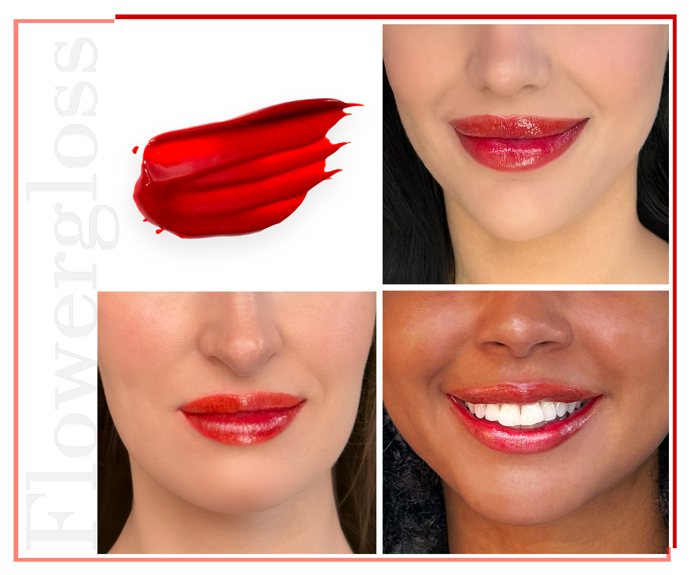 Shaoyun Flowergloss FG05 Ruhmeskrone Lipgloss Rot vegan