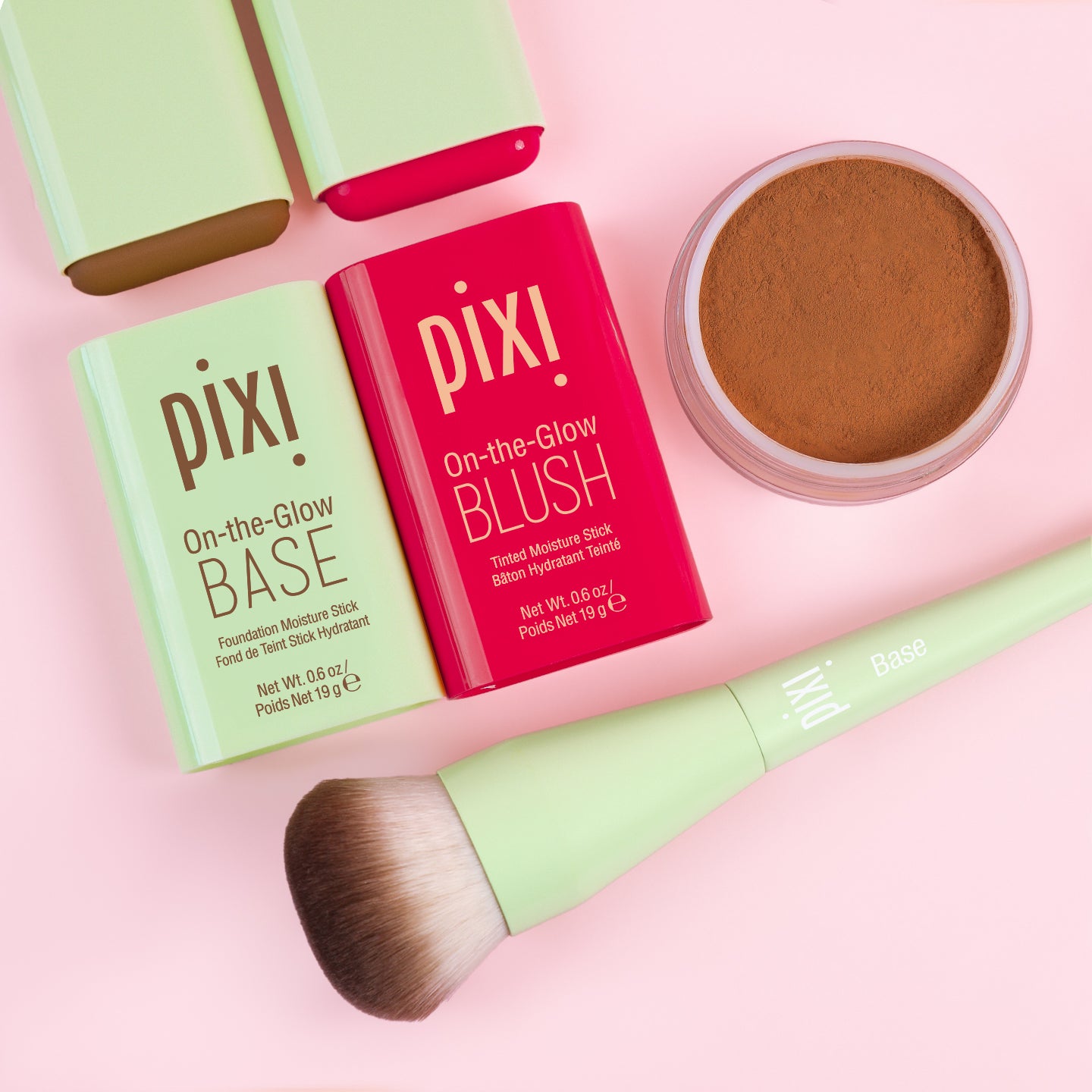 Pixi Glow Tonic Glow Getter Set Base Blush Puder 3-teilig