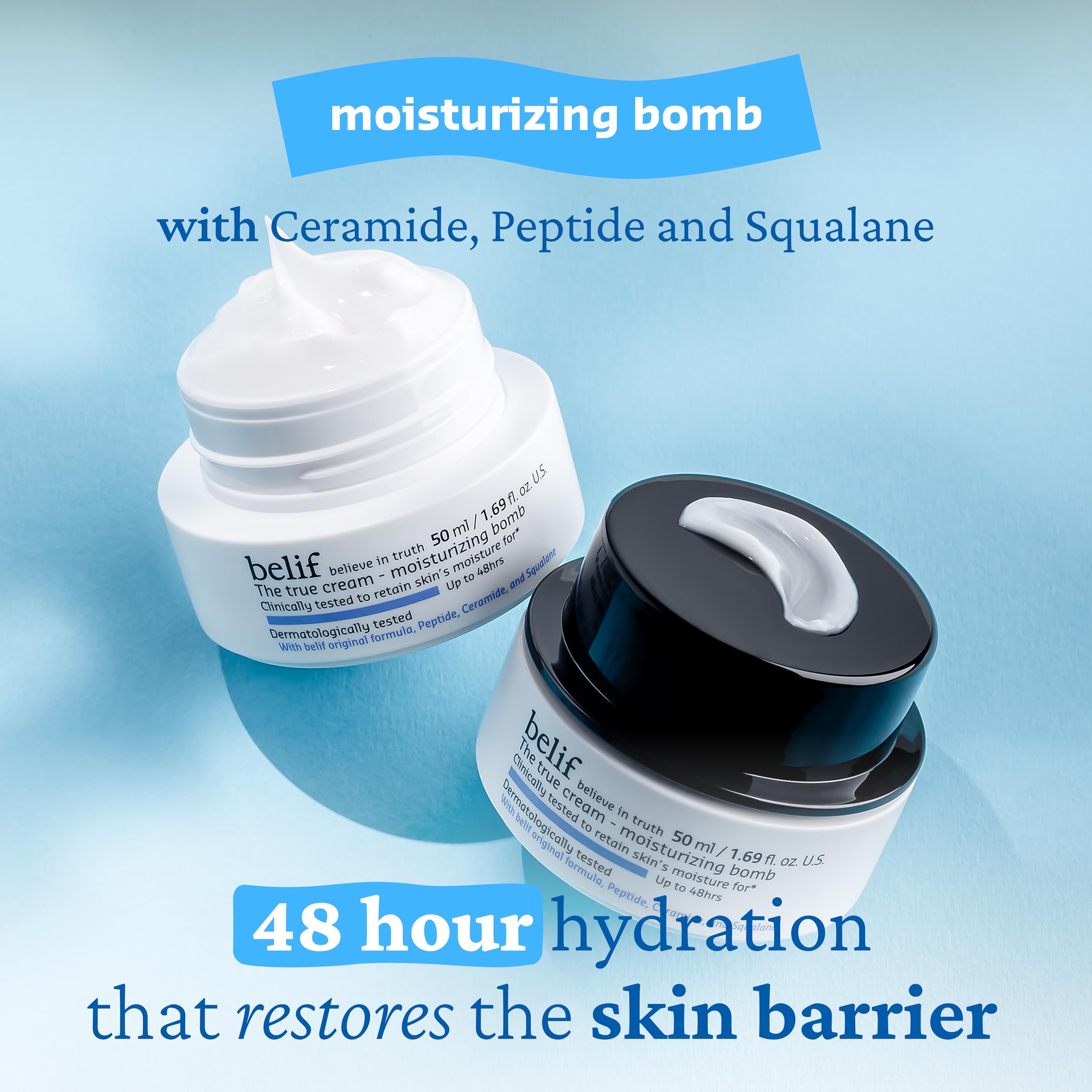 belif Moisturizing Bomb Feuchtigkeitscreme 50ml mit Ceramid