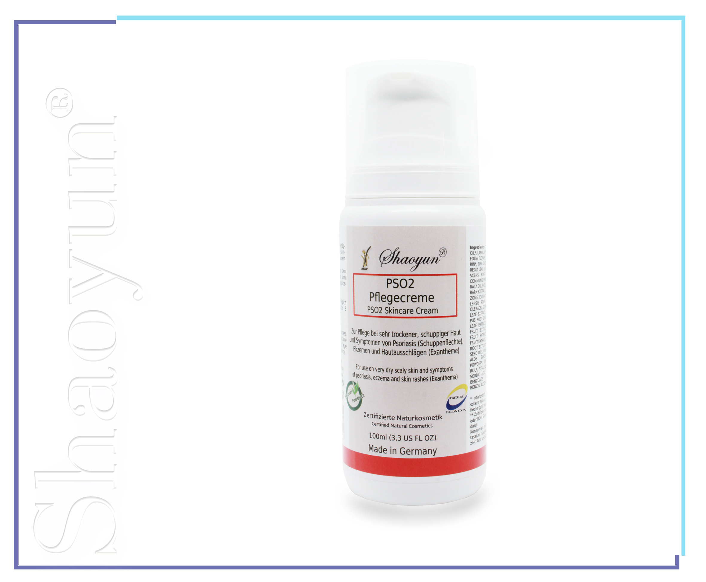 Shaoyun PSO2 Pflegecreme Schuppenflechte trockene Haut
