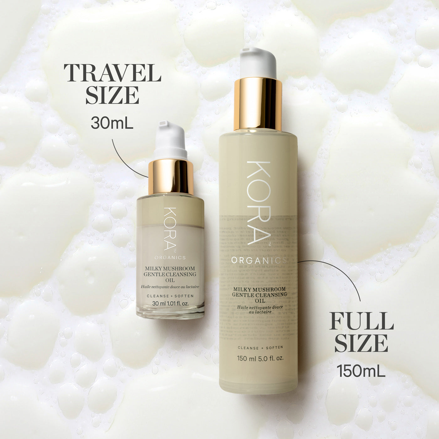 Kora Organics Milky Mushroom Reinigungsöl Cleansing Oil 150 ml mild