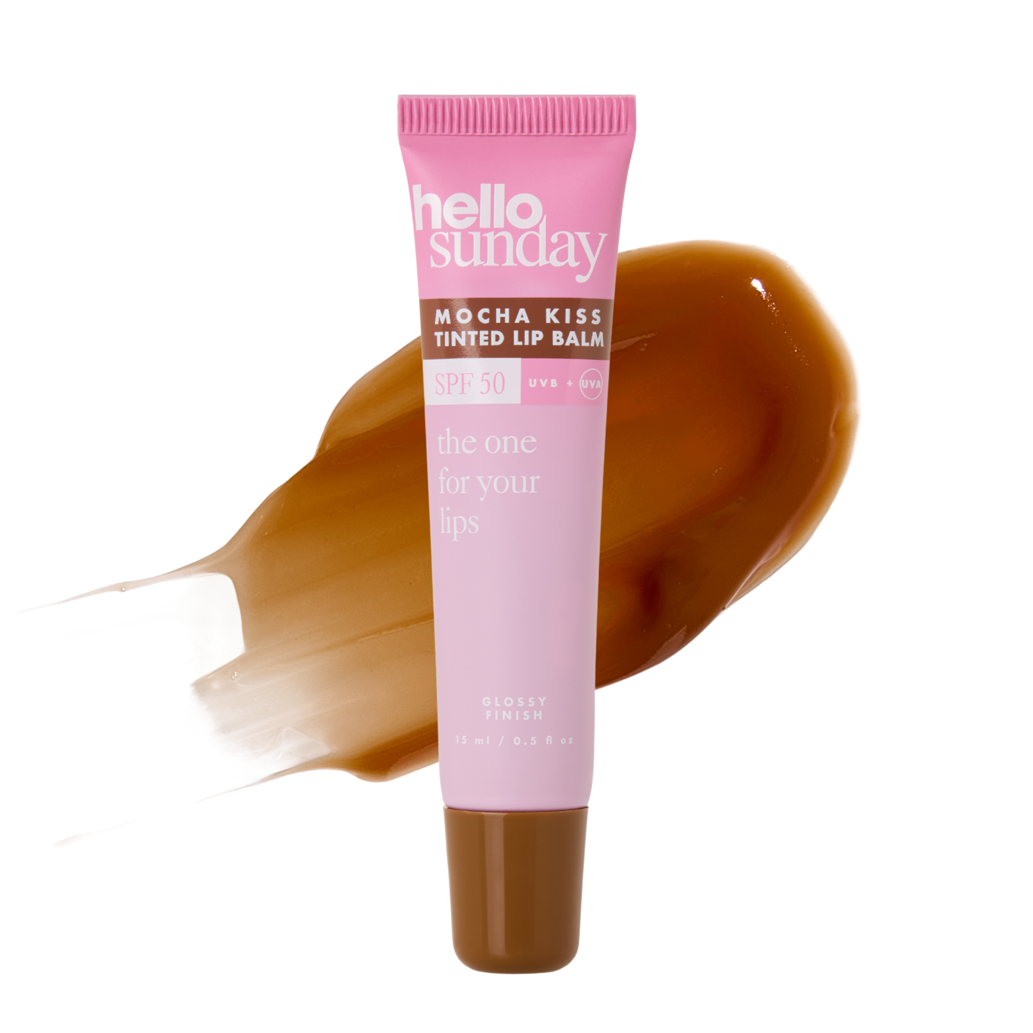 Hello Sunday Lips Tinted Lip Balm SPF 50 Rose Bloom Shea