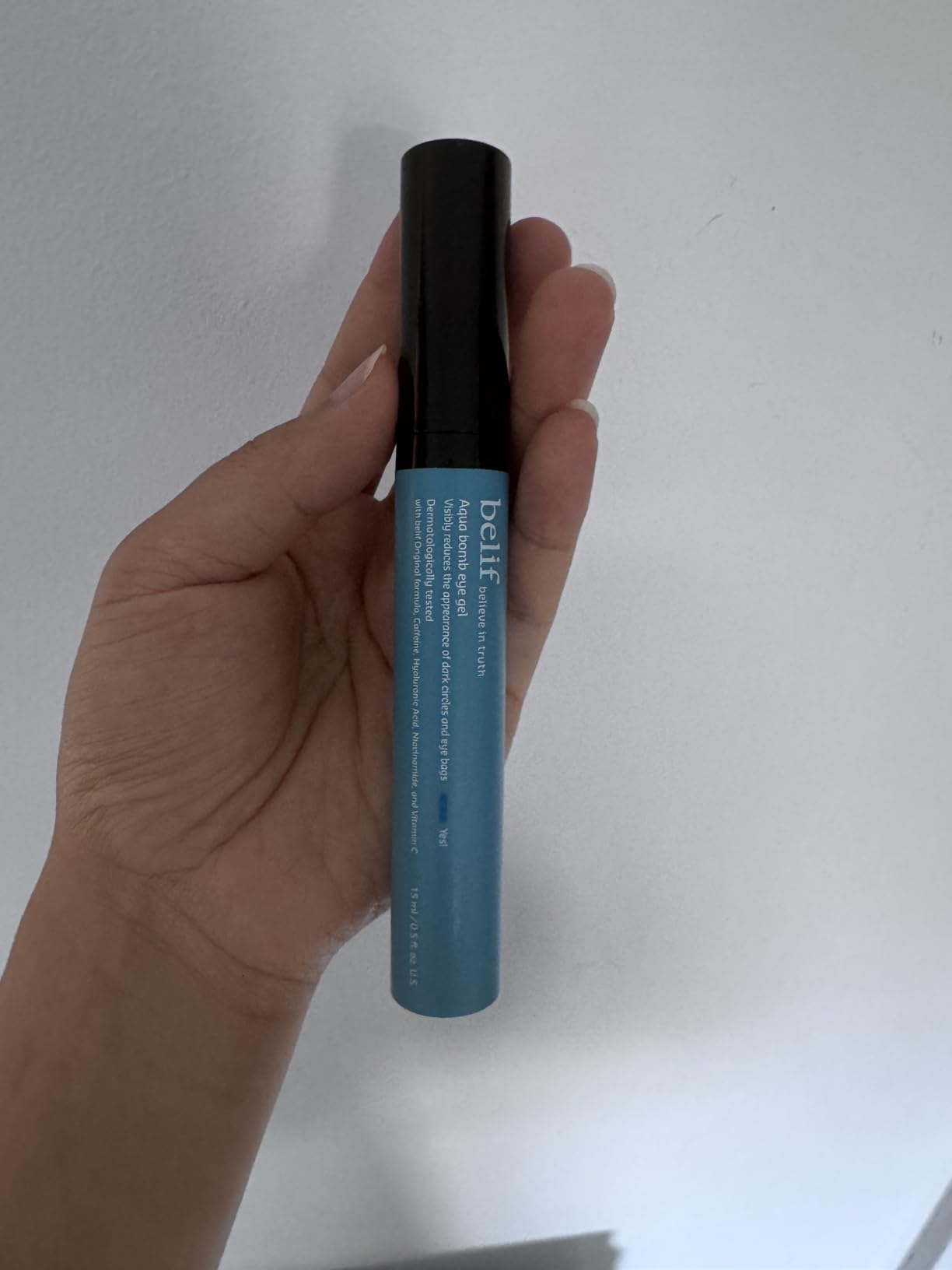 belif Aqua Bomb Cooling Eye Gel 15ml Koffein