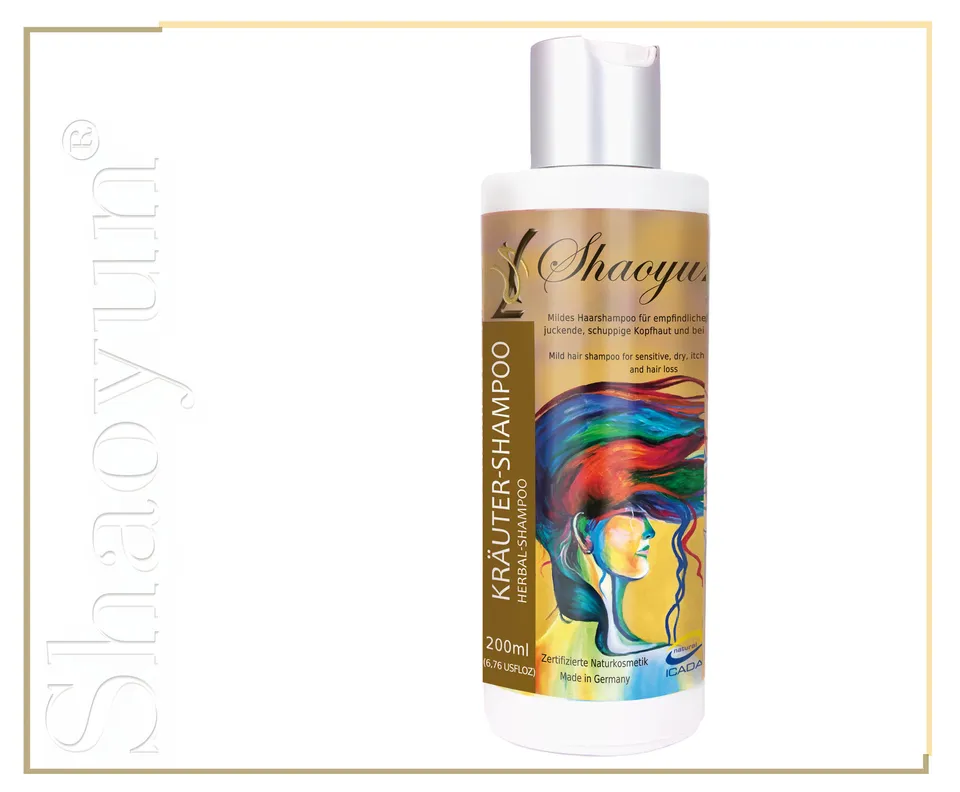 Shaoyun Haar und Kopfhautpflege Kräuter-Shampoo ohne Sulfate