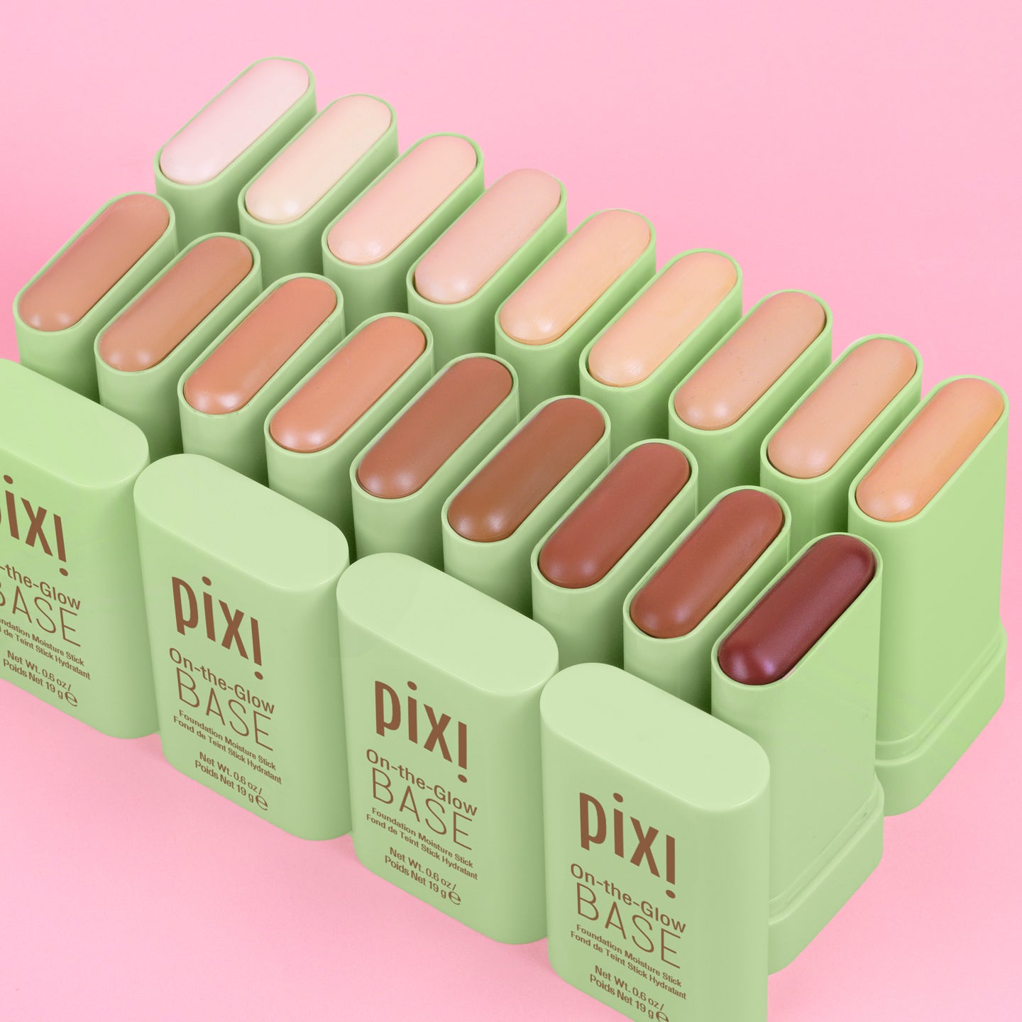 Pixi Blur & Set Bundle Make-up Base + Puder + Pinsel