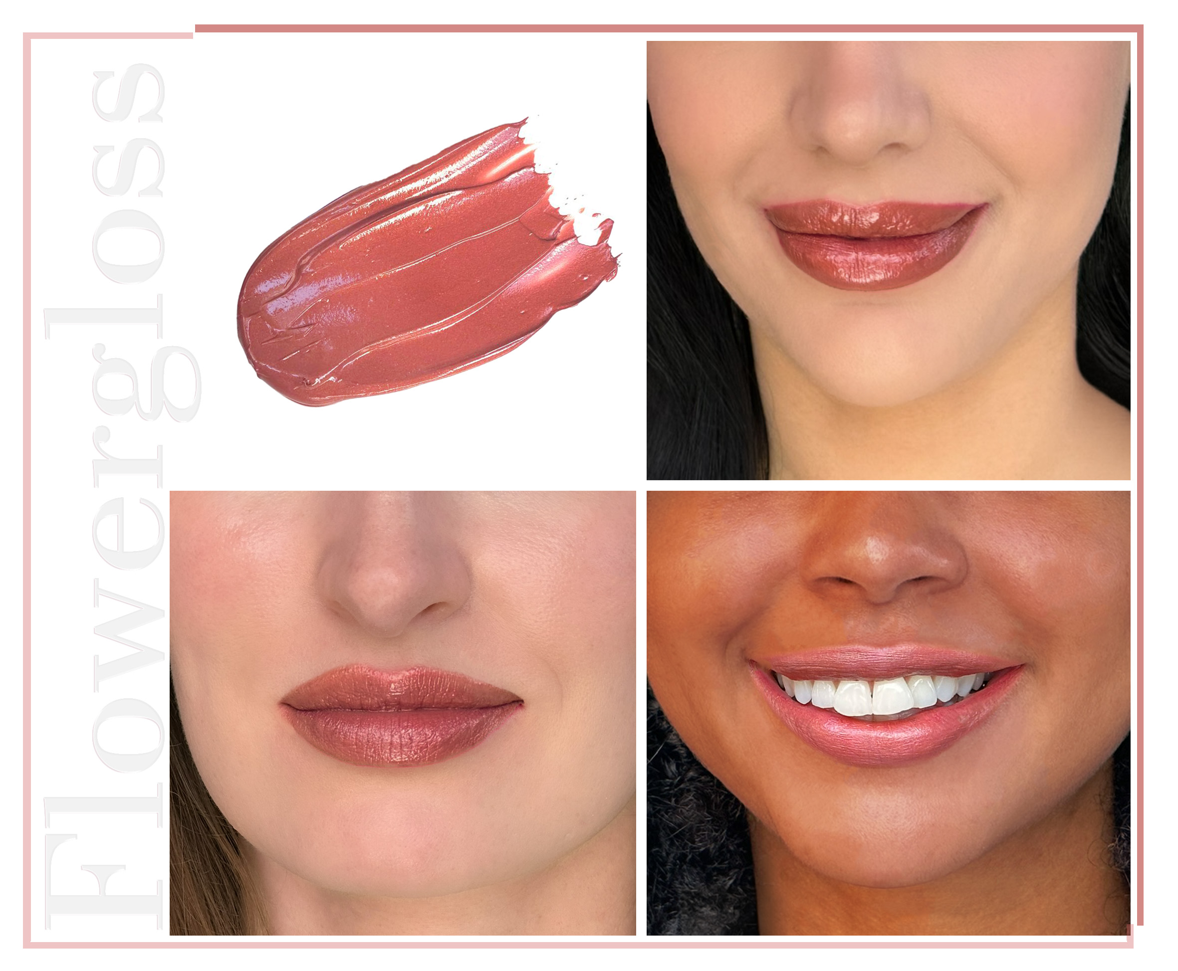 Shaoyun Flowergloss FG07 Lipgloss Kirschblüte Altrosa vegan