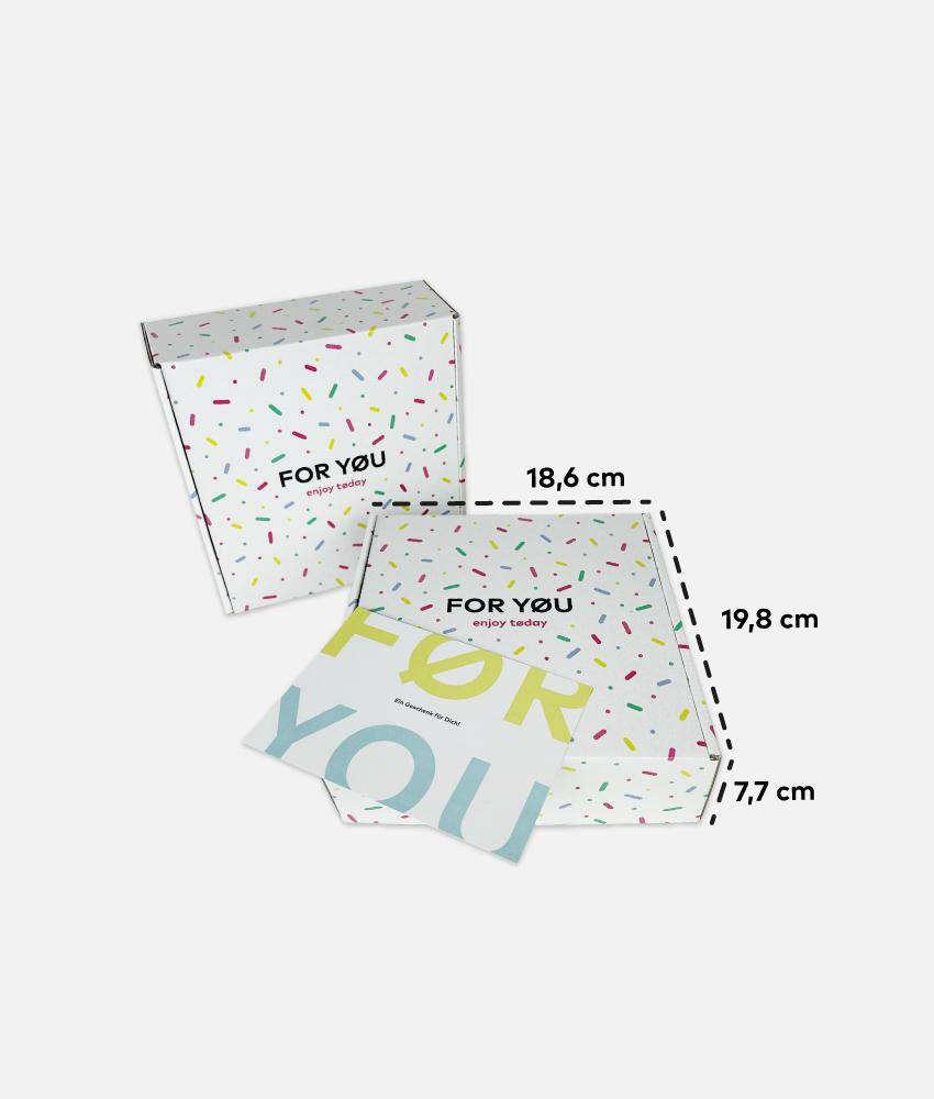 No Cosmetics wrapped today Geschenkbox 18,6x19,8cm