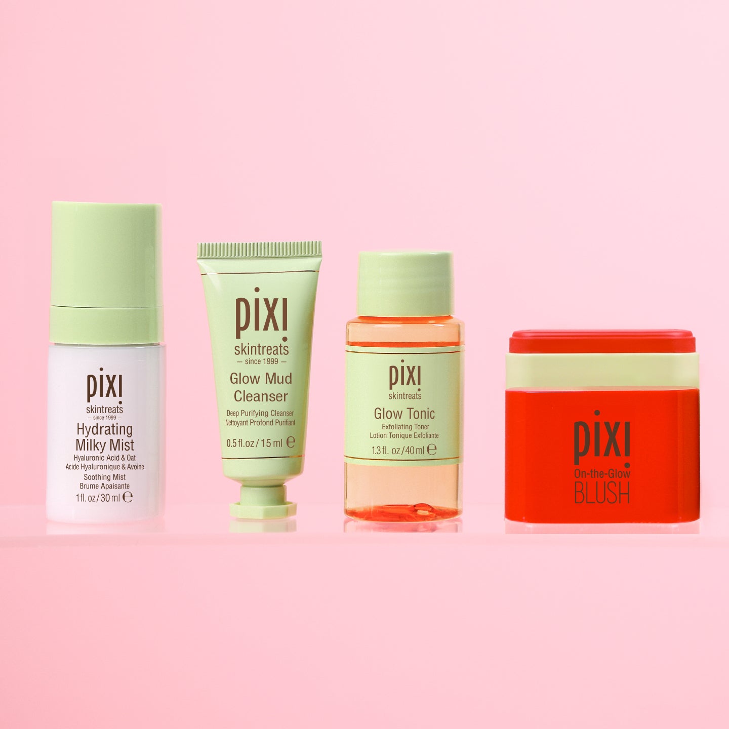 Pixi Glow Tonic Starter Kit Gesichtspflegeset 4-teilig Blush