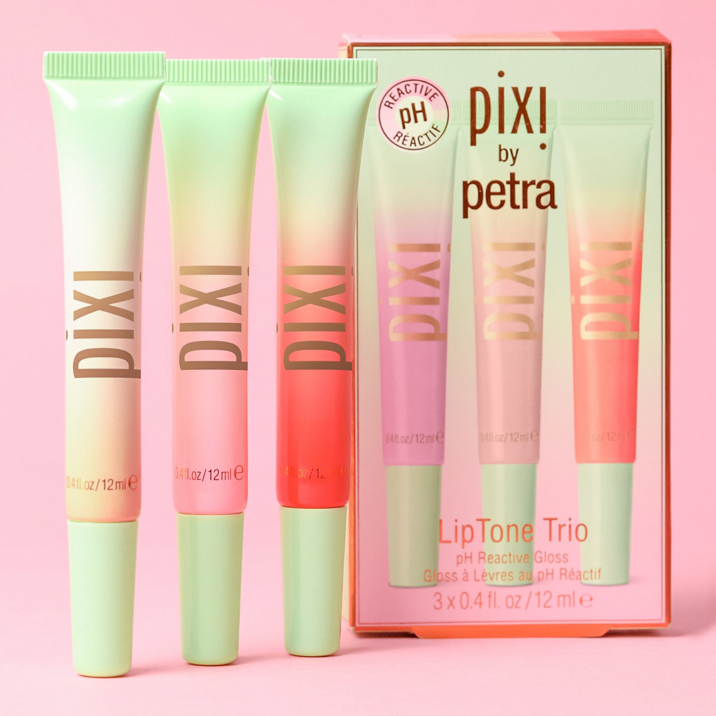 Pixi LipTone Trio Lipgloss 3er Naturals Shimmer pH