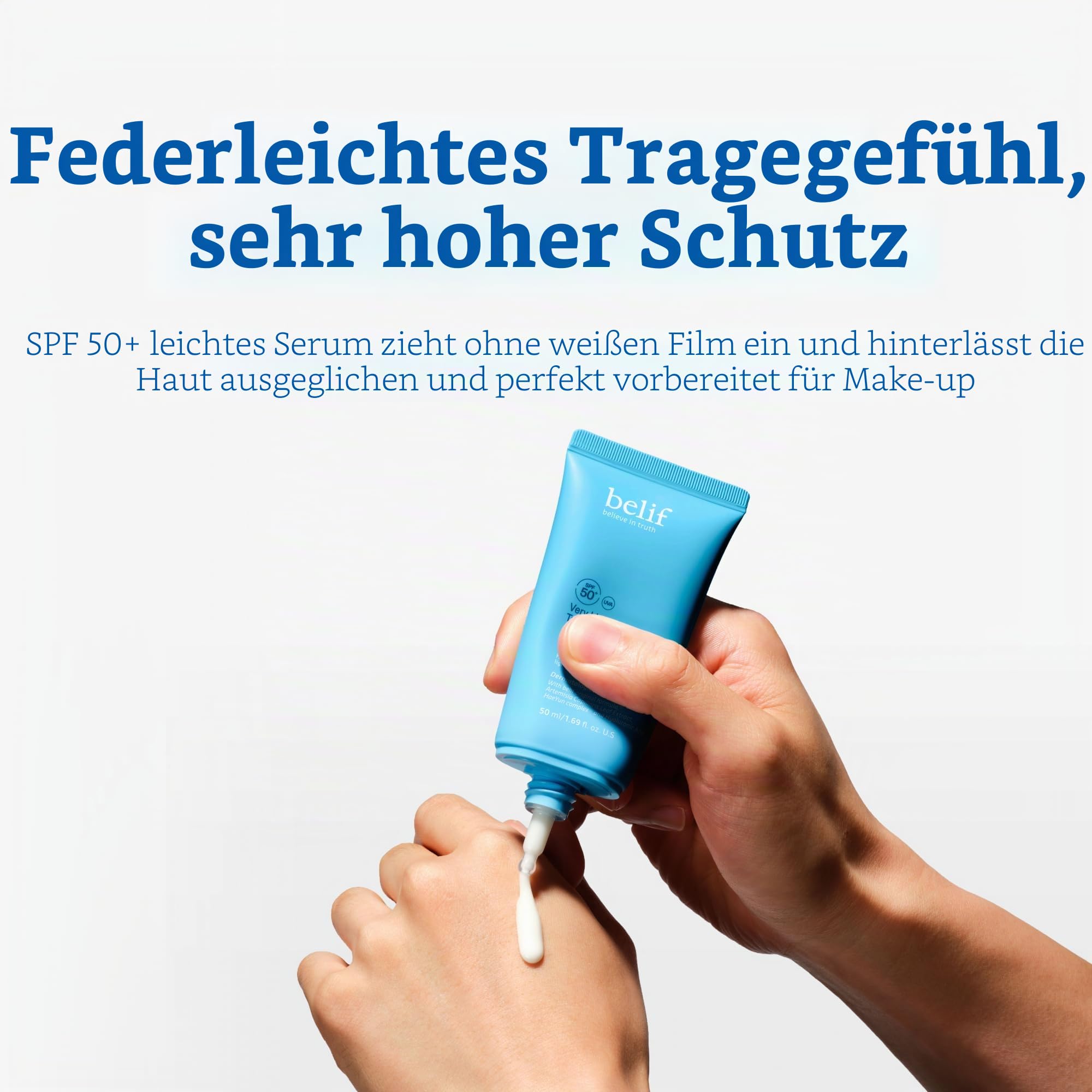 Belif Super Drops Sonnenserum SPF 50 50ml feuchtigkeitsspendend