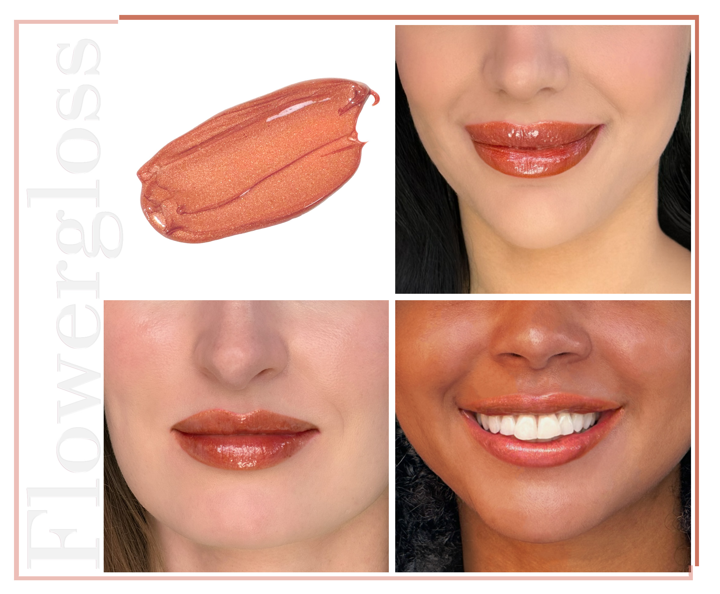 Shaoyun Flowergloss FG10 Frangipani Lipgloss Bronze vegan